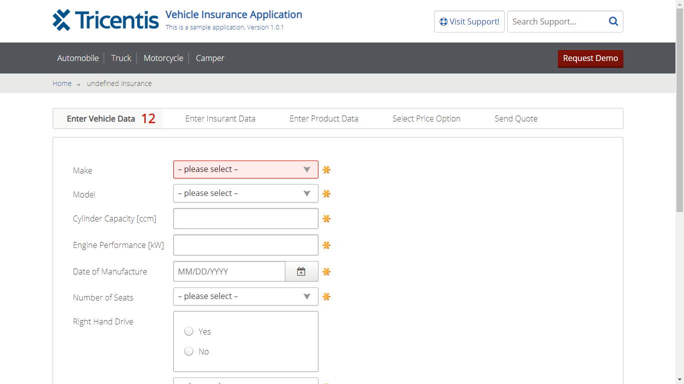 GitHub - terciomartins/Tricentis-TestesFuncionais: Testes funcionais ...