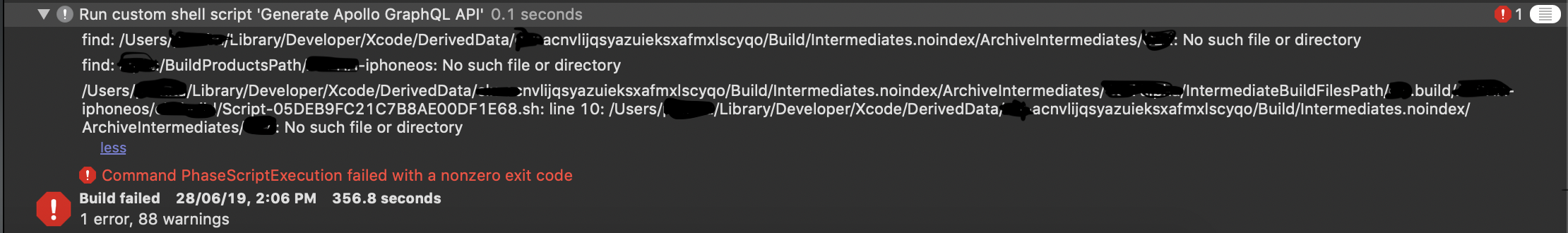 Getting compiler error on archiving for Apollo 0.10.1 version · Issue ...