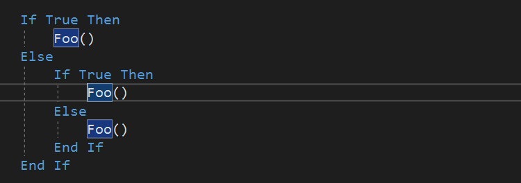 VB single-line to block If conversion does not convert parent single ...