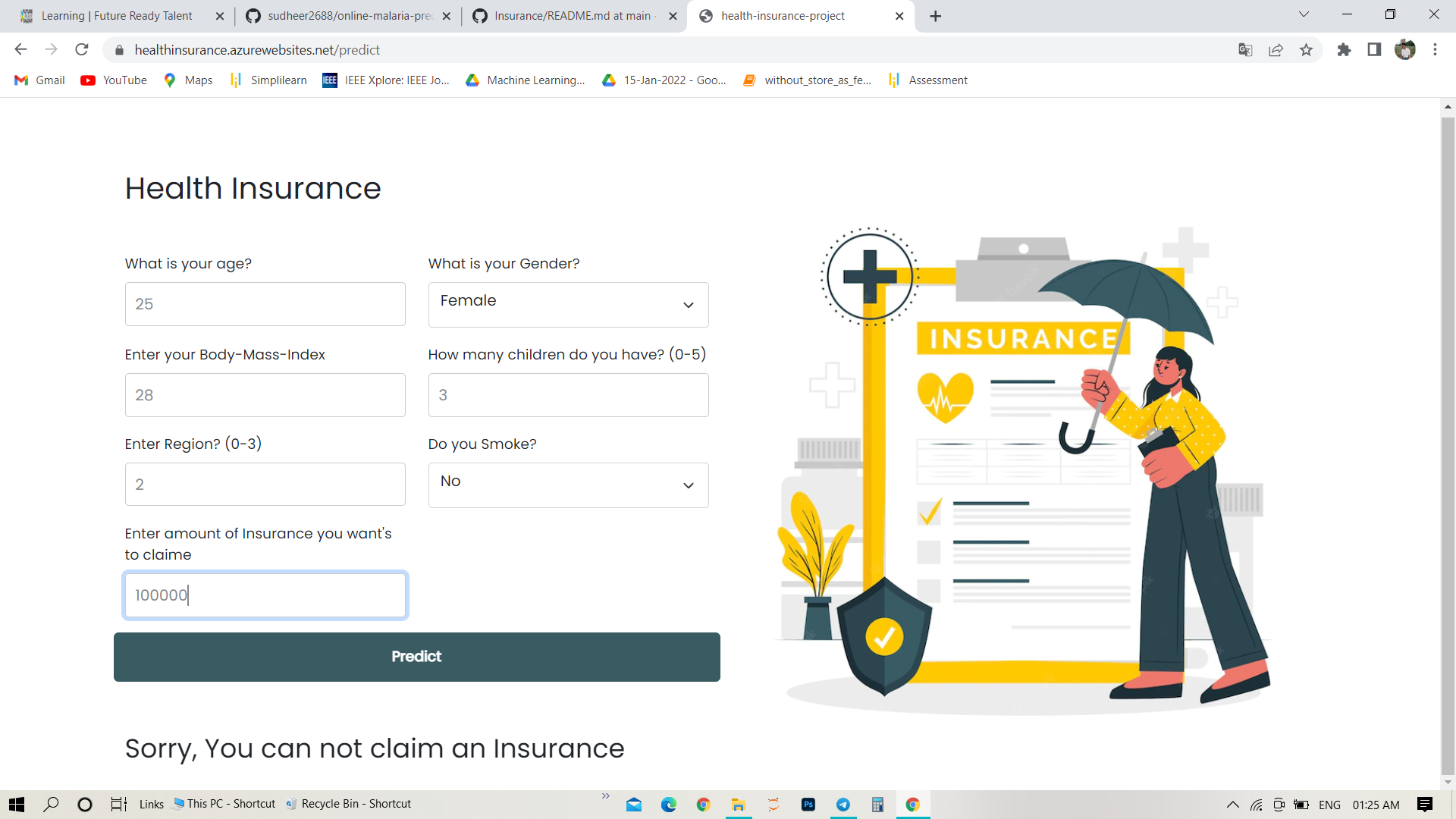 Complex Conditions Insurance Coverage Python Code GitHub - saurabh-028/health-insurance-premium-prediction · GitHub