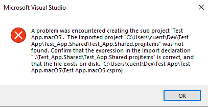 Error in Visual Studio when Project Name contains spaces · Issue #5928 ...