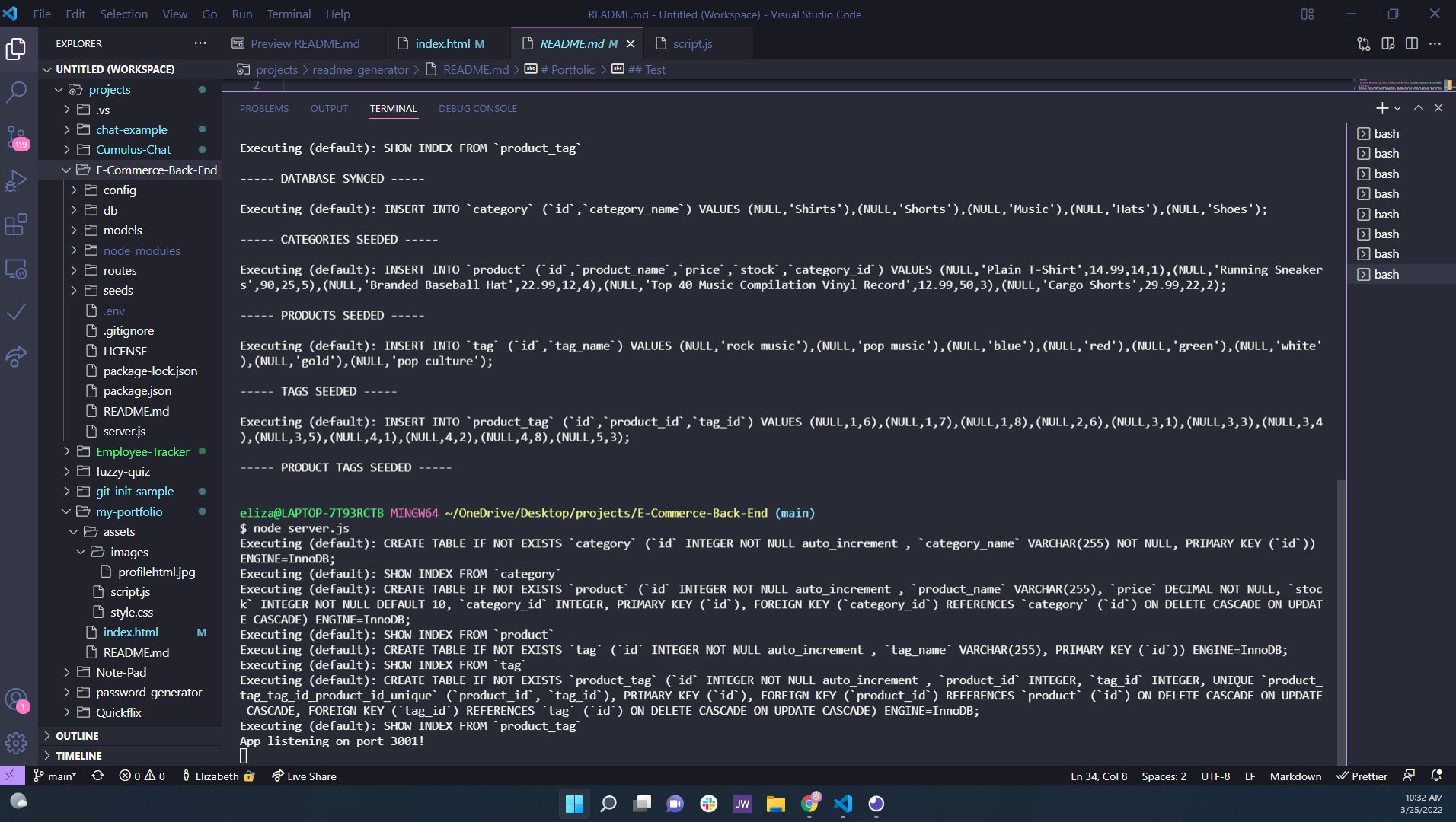 GitHub - Eli-coding/E-Commerce-Back-End