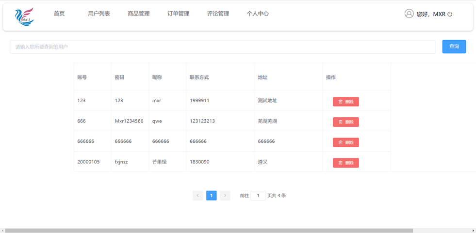 GitHub - Violet0414/MallProject: 毕业设计的商城作品