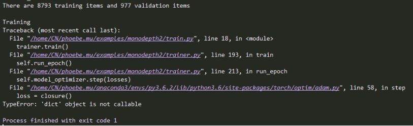 Typeerror: 'Dict' Object Is Not Callable · Issue #367 ·  Nianticlabs/Monodepth2 · Github
