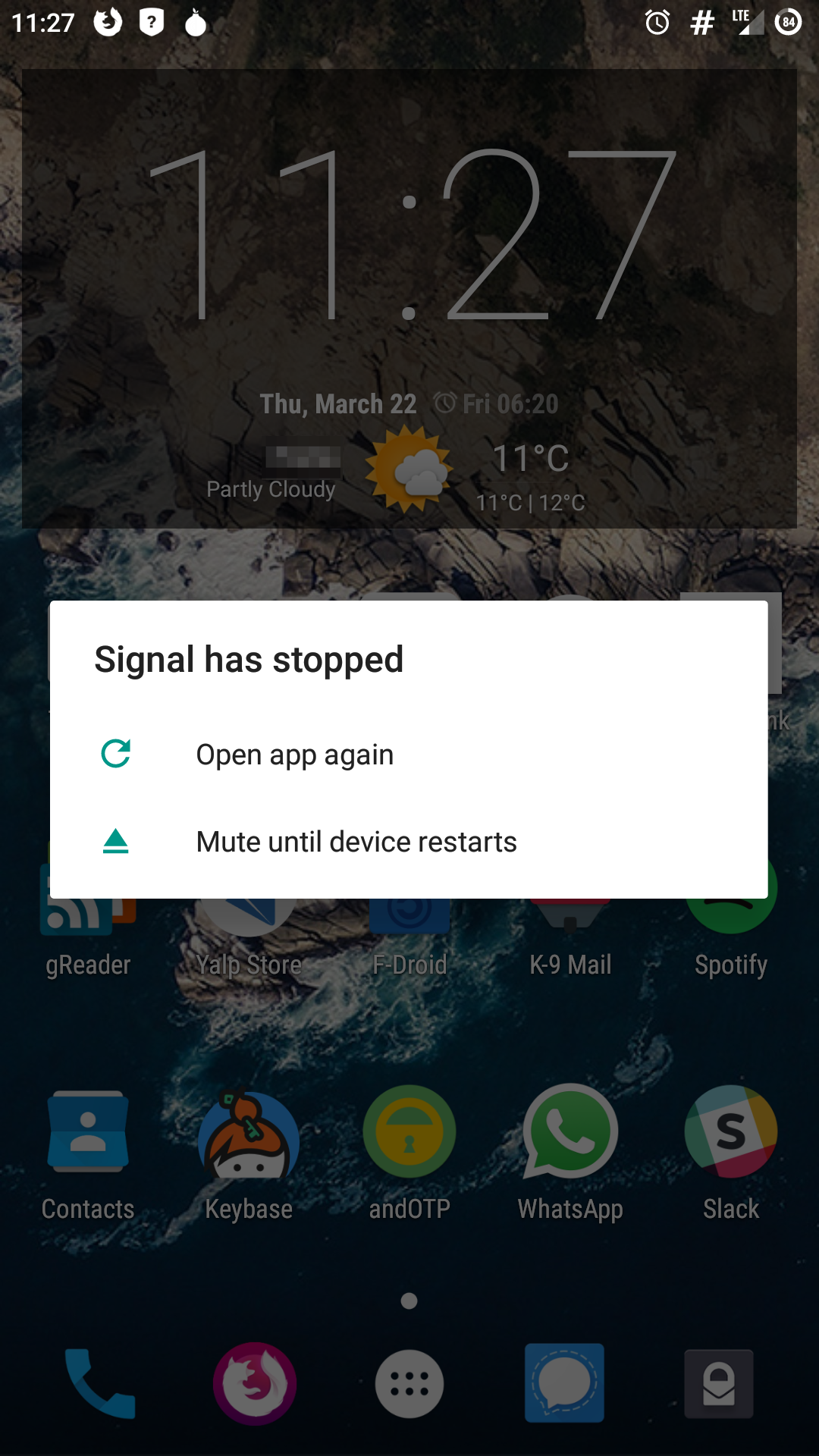 4.16.9 keeps crashing when trying to open the app · Issue 7554