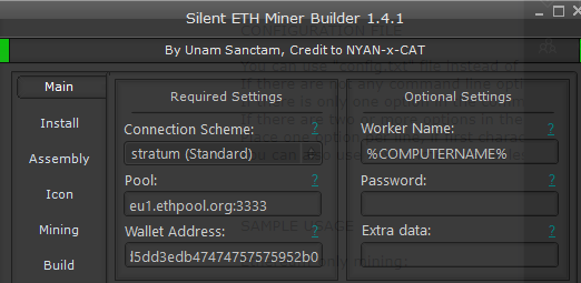 Can you help me? · Issue #64 · UnamSanctam/SilentETHMiner · GitHub