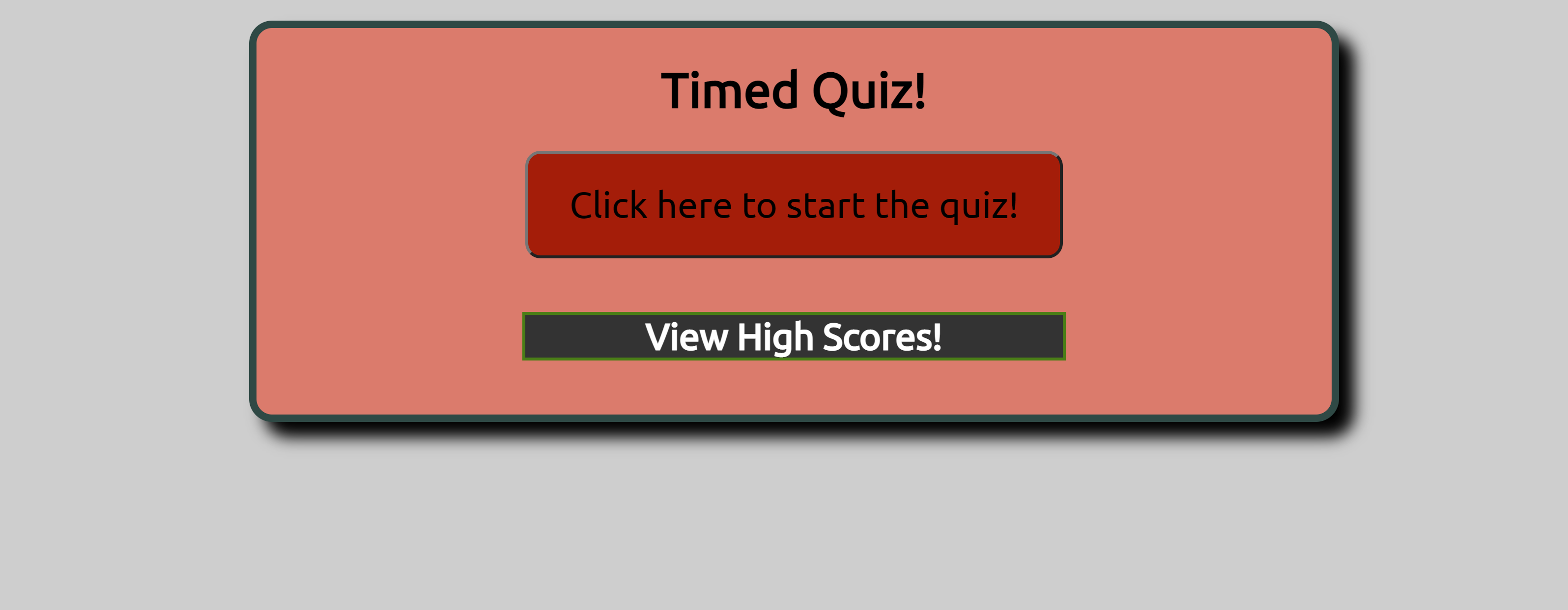 GitHub - ElijahRomer/TimedQuiz: Quiz template with timer, multiple ...