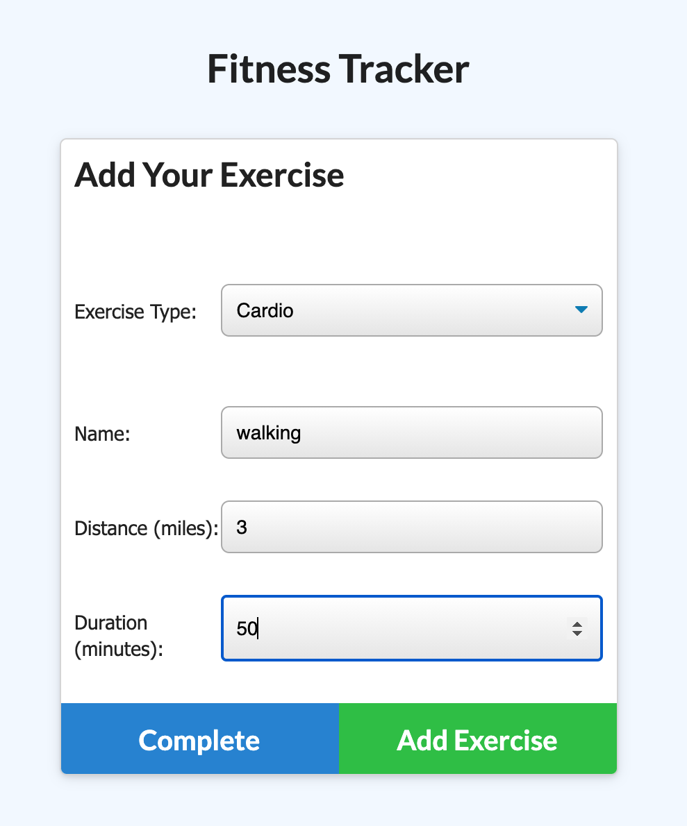 GitHub - amiracat/workout-tracker: Create and track workouts in this ...