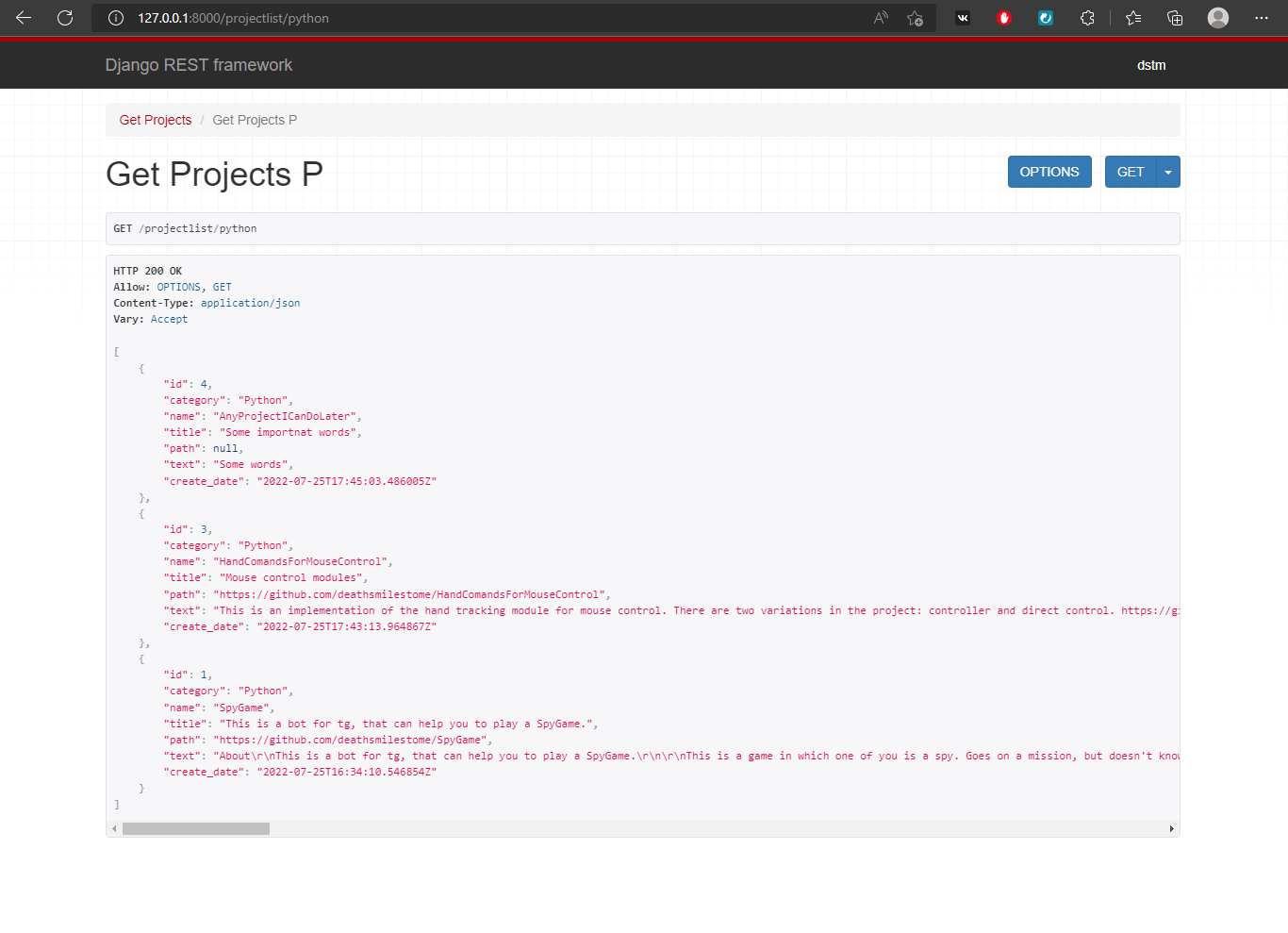GitHub - deathsmilestome/AllProjectsSite: Portfolio site