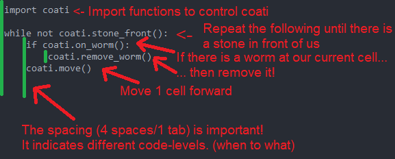 Explained python code