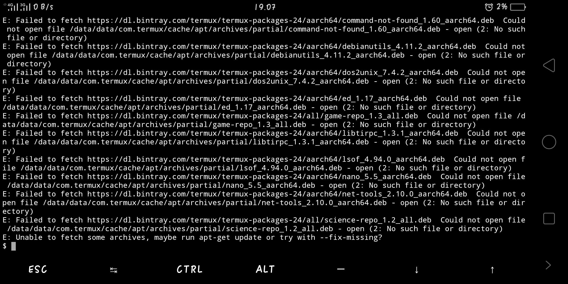 Error (1) & (2) · Issue #6509 · termux/termux-packages · GitHub