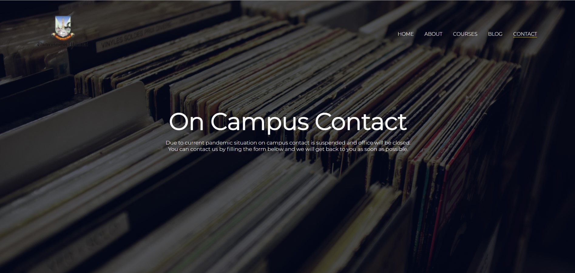 GitHub - GeronimoBraves/University-College-Website: Making a website ...