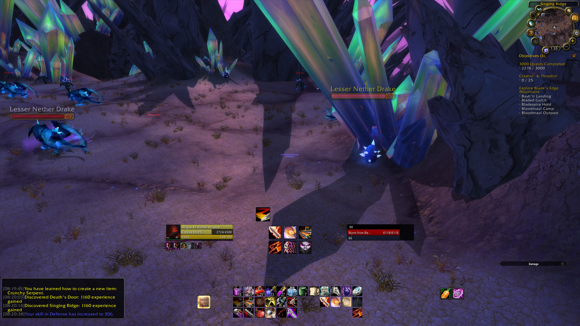 [Blade's Edge Mountain Bugged NPC] Wyrm from Beyond attacking players ...