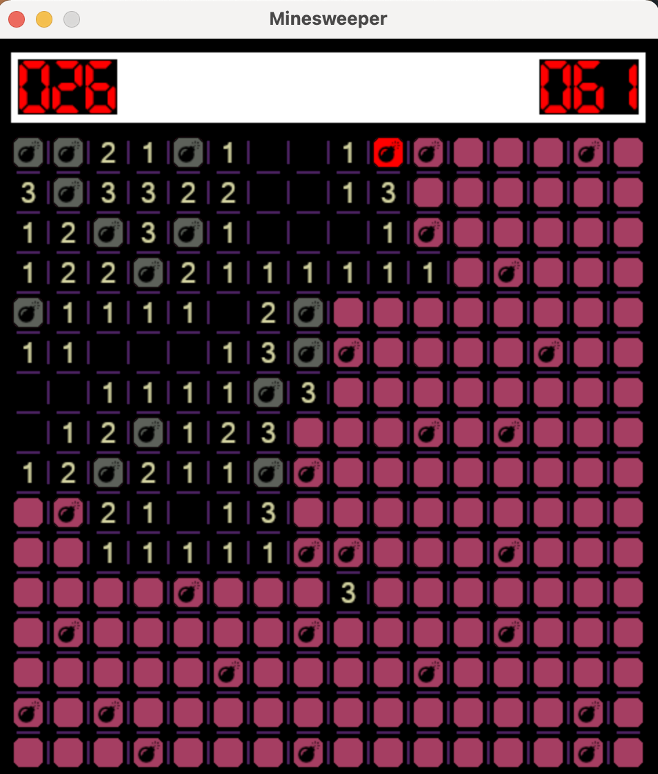GitHub - gasselin42/Minesweeper