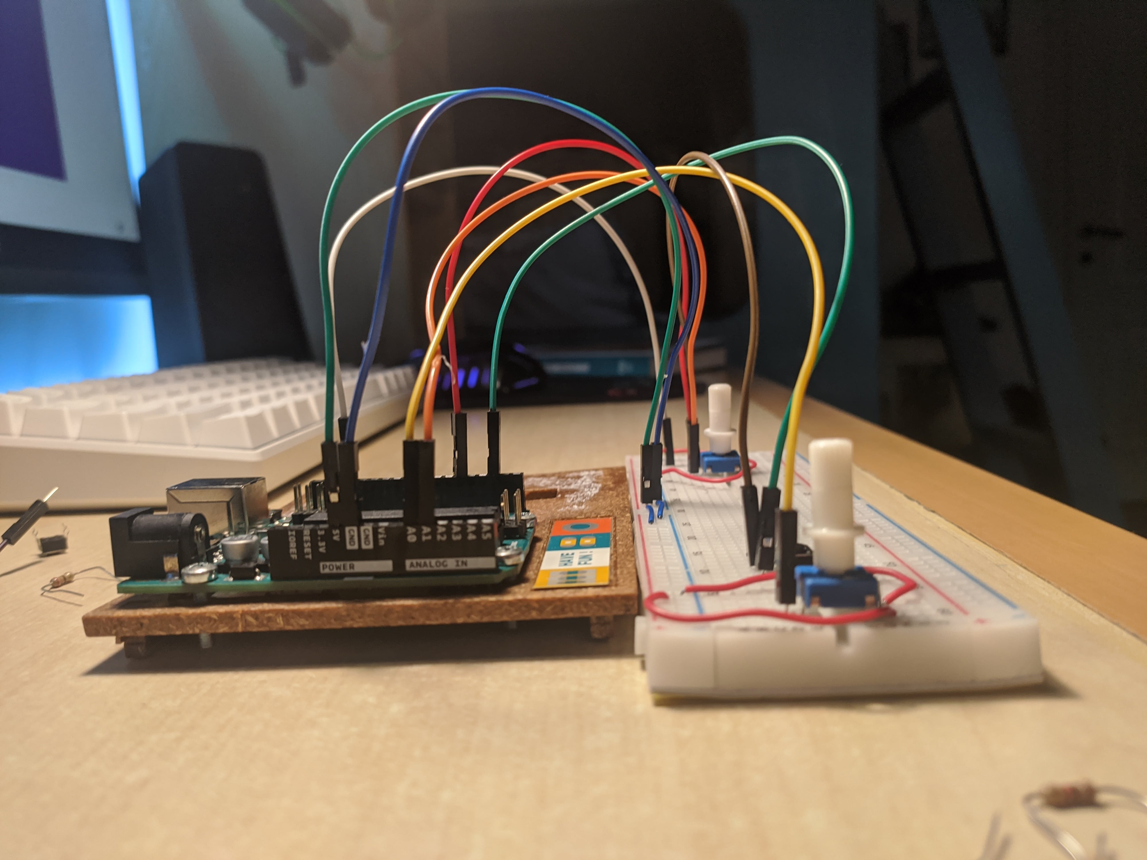 GitHub daspolo/tennis_for_two_with_arduino Tennis for two game made with an arduino and Unity.