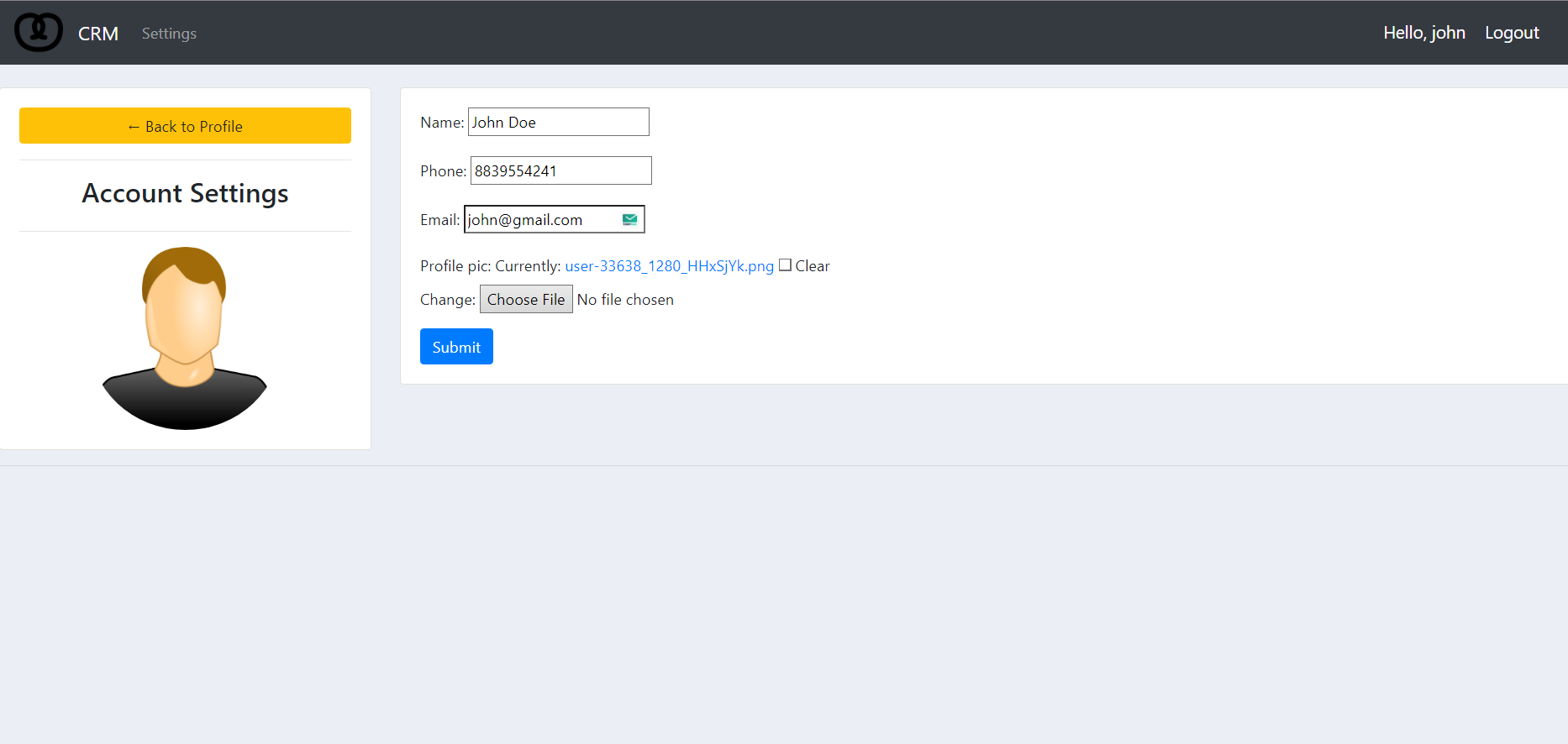 Github Jubbu05 Crm Customer Management Platform
