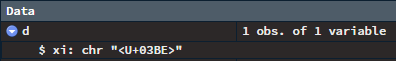 Unicode characters in data frame columns do not appear as-is in ...