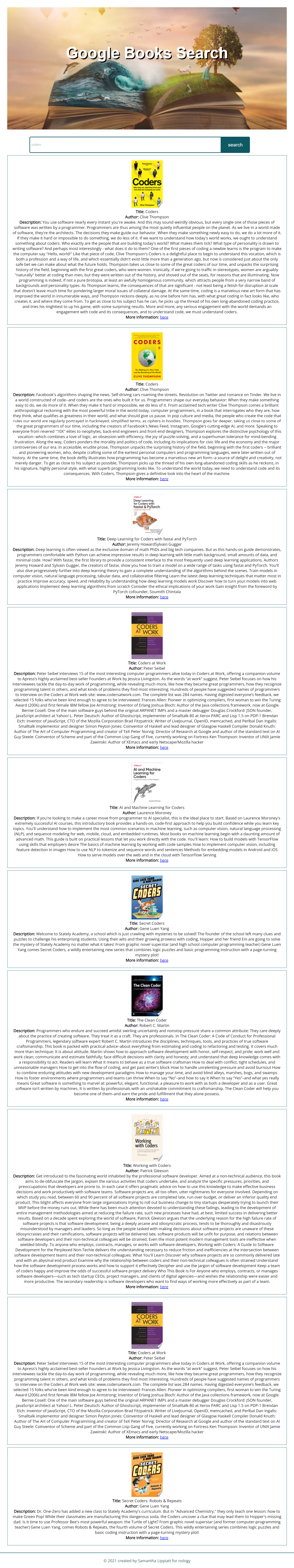 GitHub - SamL2021/google-books-user-interface: Google Books UI built in ...