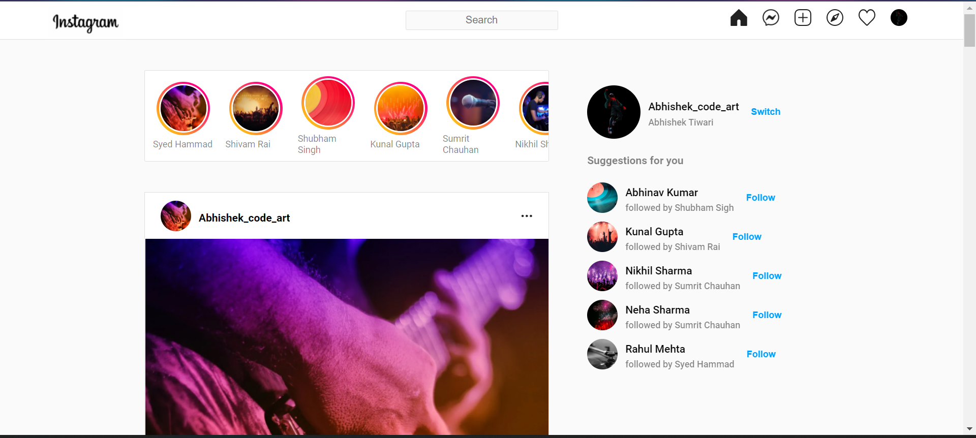 GitHub - Abhishek-code-art/Instagram_clone