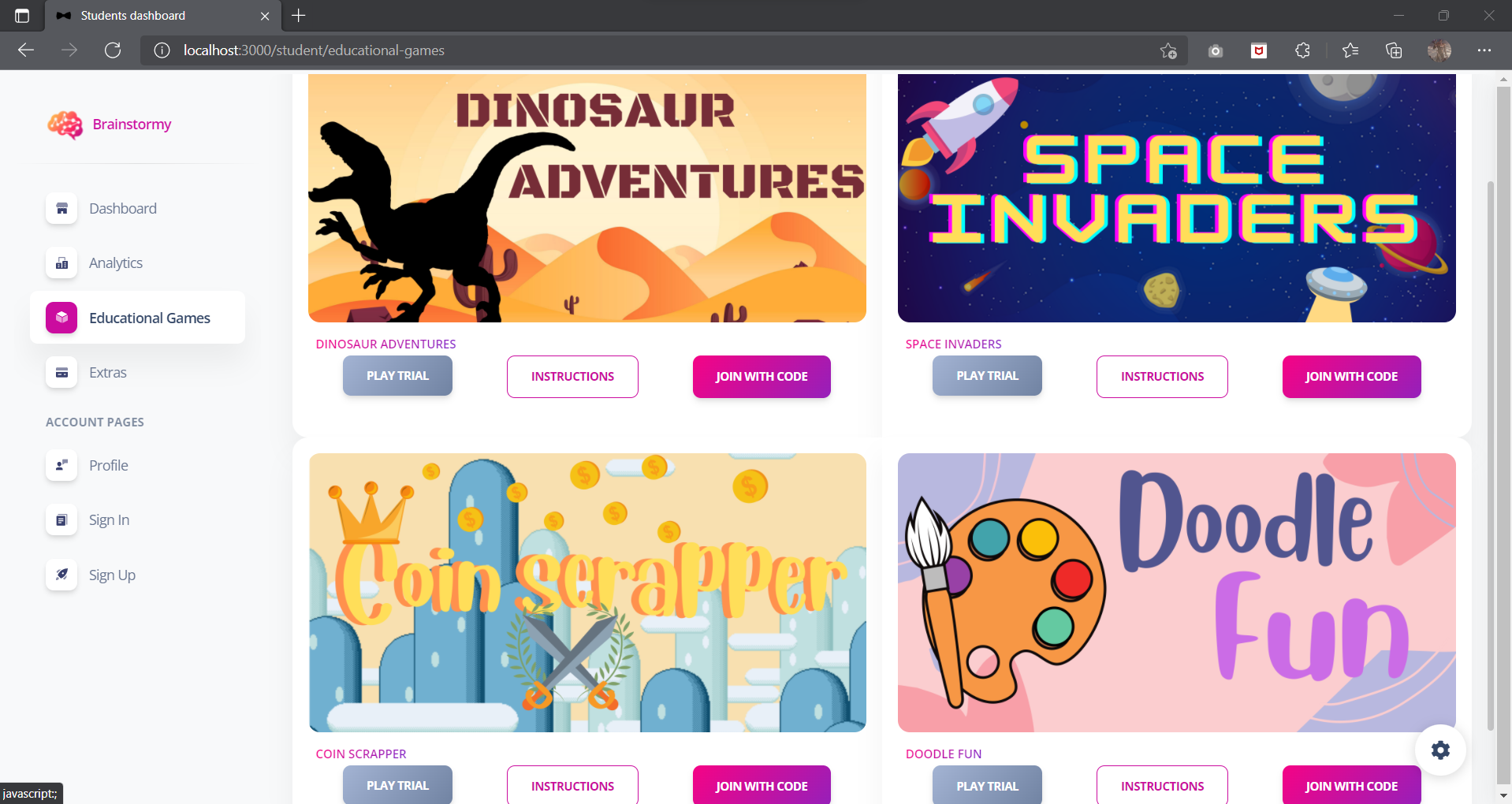 GitHub - mehalr/brainstormy-games: An interactive educational games ...