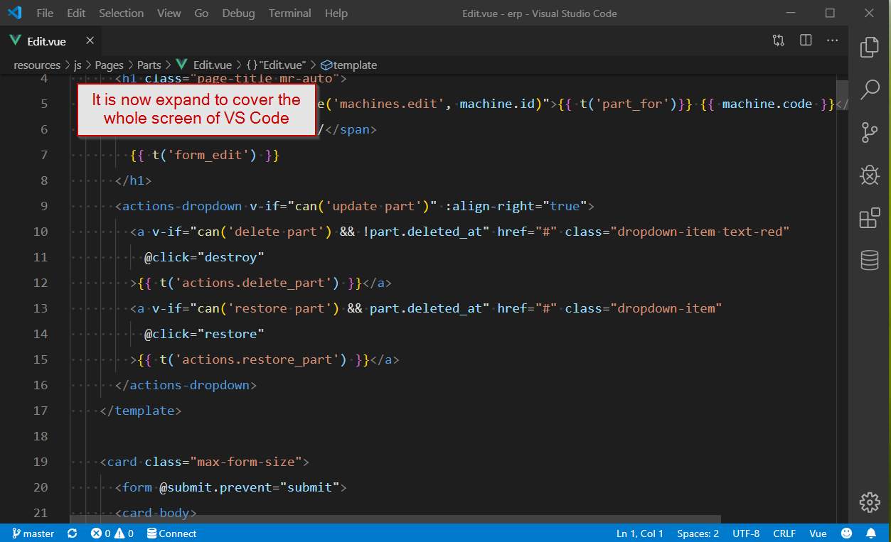 Double click on editor tab to hide other editor groups · Issue #79760 ...