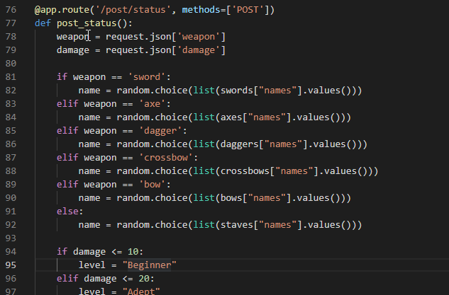 GitHub - TheEarlOfGray/fantasy-weapon-creator
