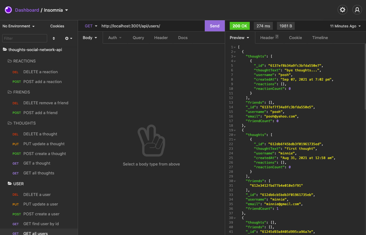 GitHub - rizznn/thoughts-social-network-api: A social network web app ...