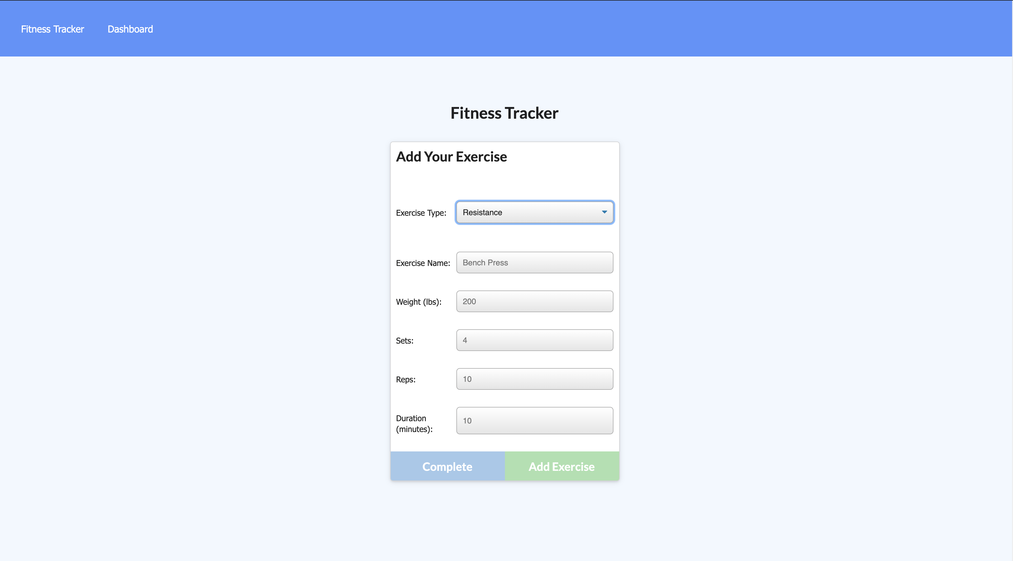 GitHub - Landon0615/Workout-Tracker