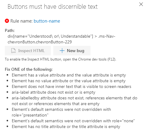 getting accessibility issues in nav and facepile component · Issue ...