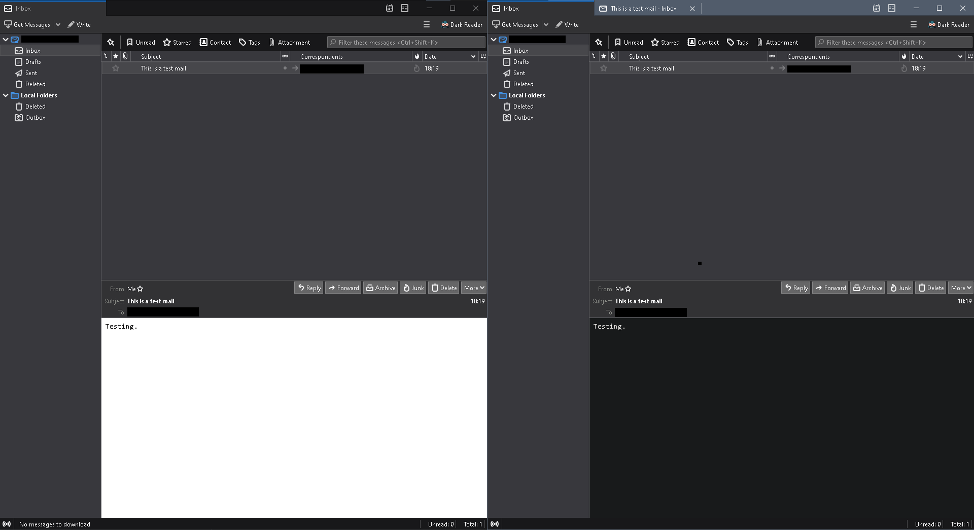  BUG Mozilla Thunderbird Plugin Not Working Issue 5292 Darkreader