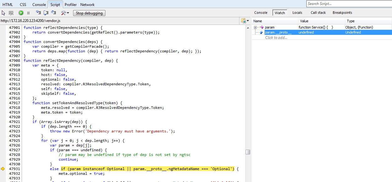 IE 10 DI doesn't work in es5 JIT mode with 9.0.0-rc.4/rc.5 · Issue ...