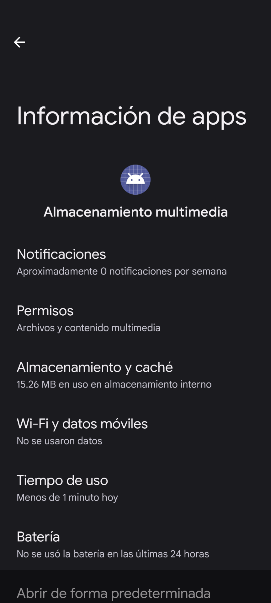 Media storage or stops when