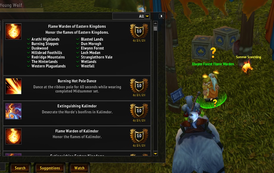 [Midsummer Festival] Honor The Flame and Desecrate This Fire! quests ...