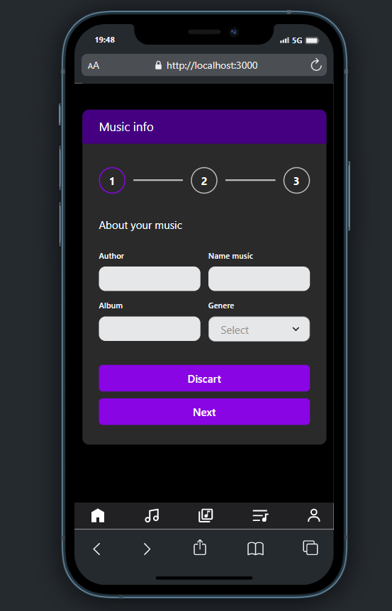GitHub - Marcielen/-music-app: Music application developed in React ...