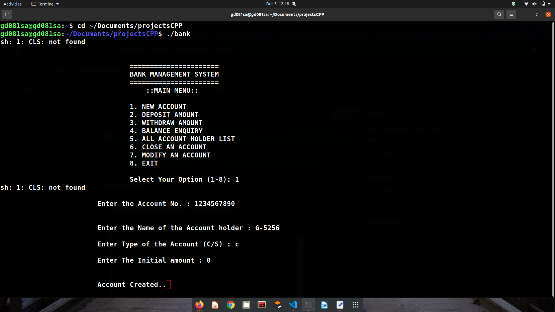 GitHub - gauravsuryvanshi06/BAnkMAnagement: BAnkMAnagement system using ...