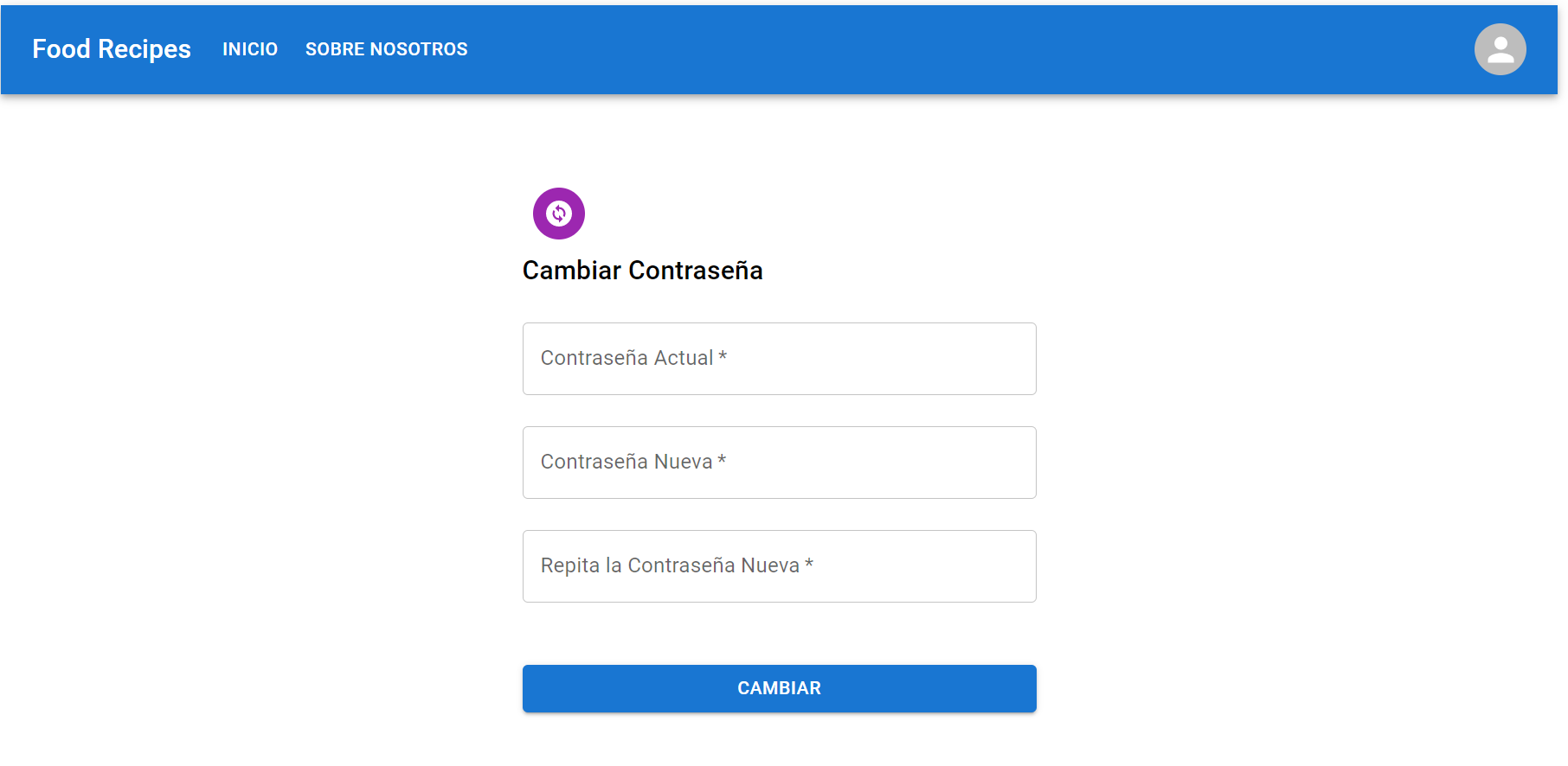 Github Bertirean Recipesweb React Food Web Page