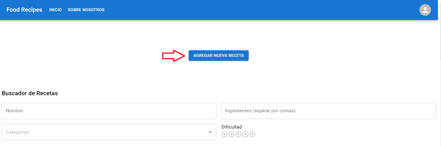 Github Bertirean Recipesweb React Food Web Page
