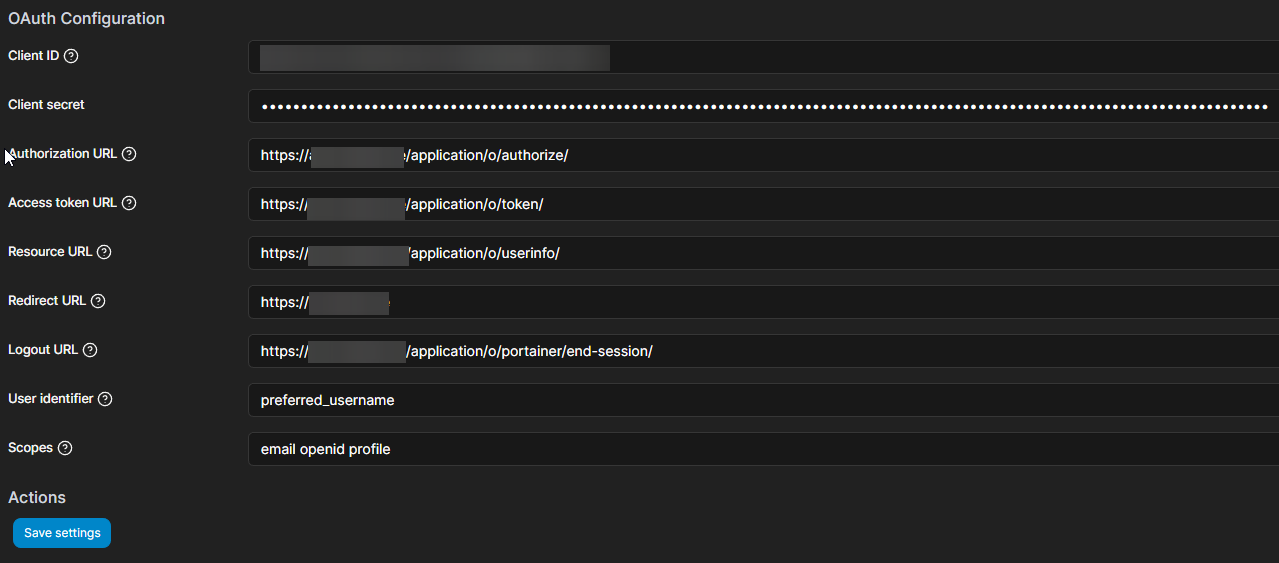 Portianer oauth is broken after update issue 5732 goauthentik