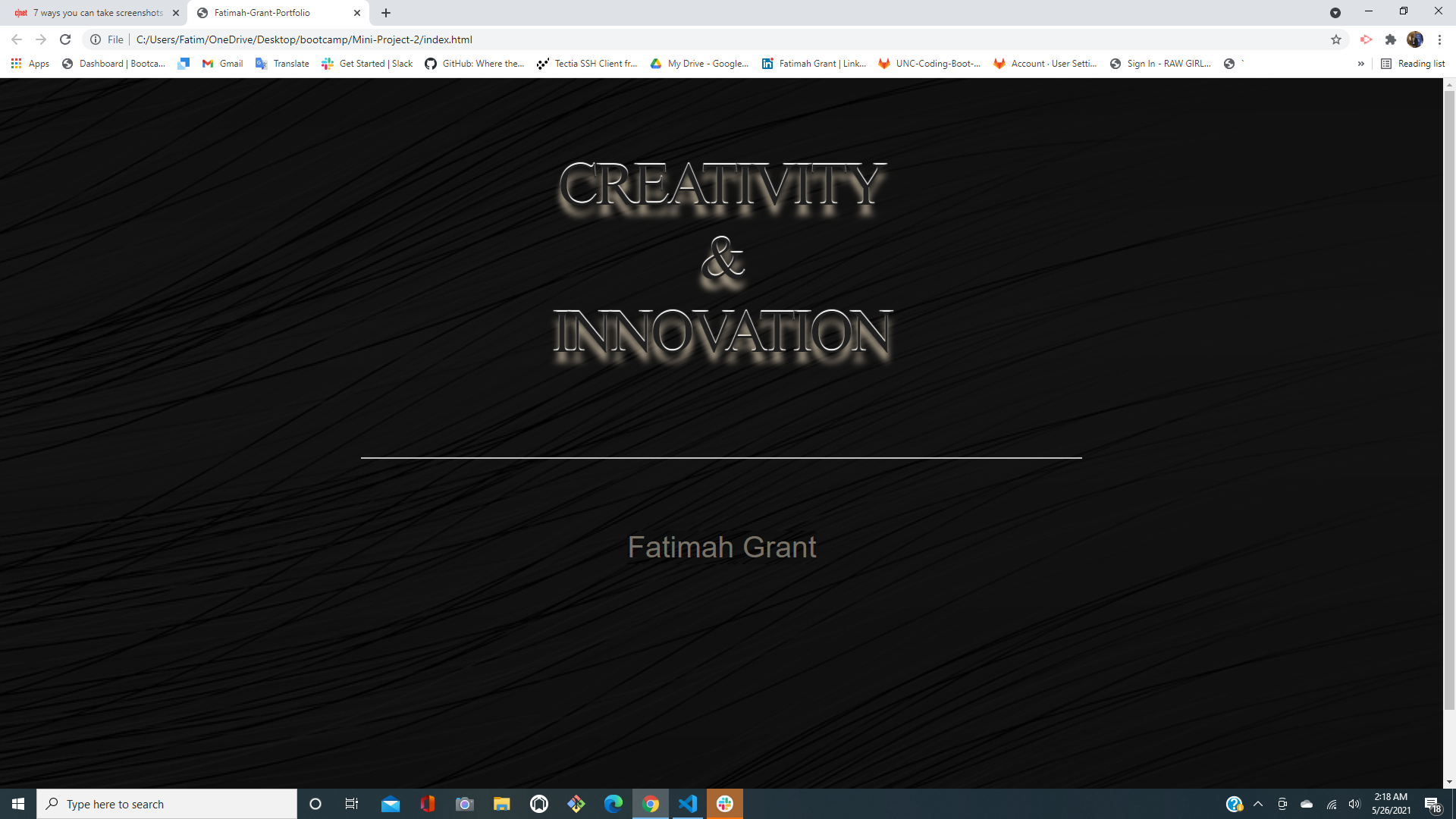 GitHub - Fatimah2014/All-About-Fatimah-Grant