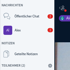 bbb 2.3 alpha 8 shared notes - red notification blob does not show ...
