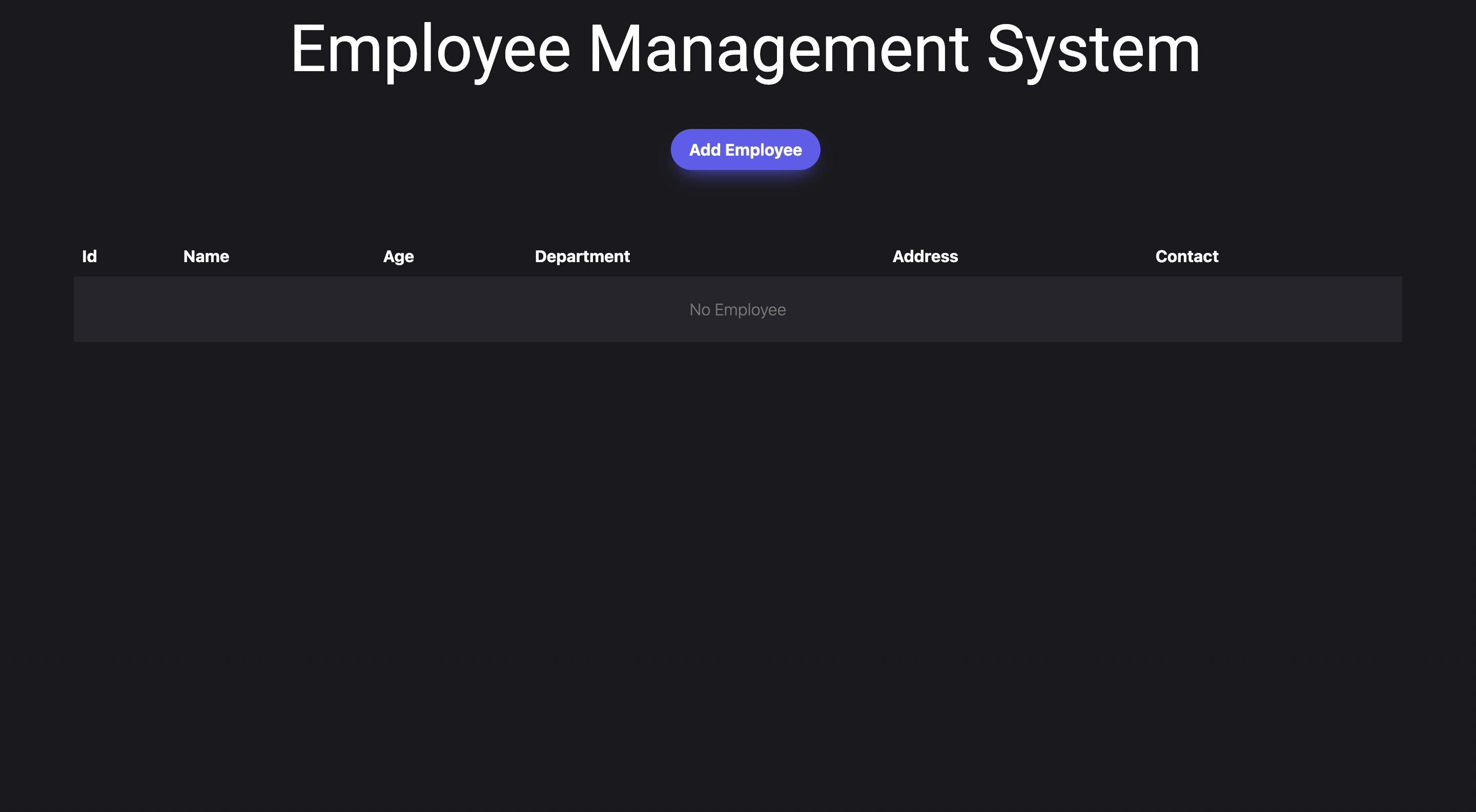 GitHub - ishankbansal/employee-management-system · GitHub