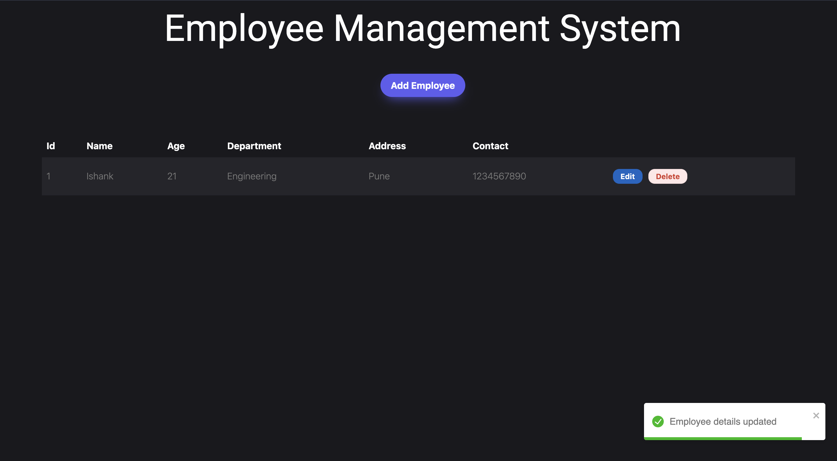 GitHub - ishankbansal/employee-management-system · GitHub