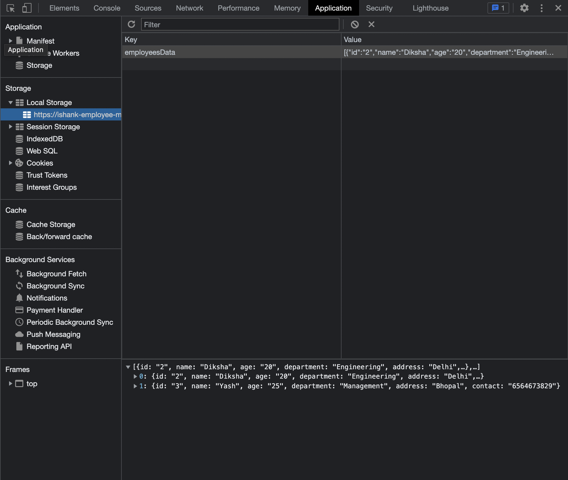 Github ishankbansal employee management system