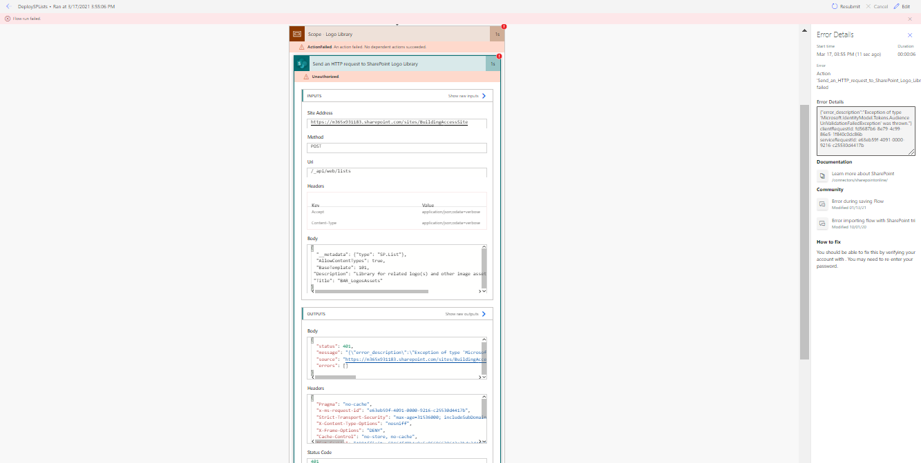 Authorization error on DeploySPLists · Issue #37 · OfficeDev/microsoft ...