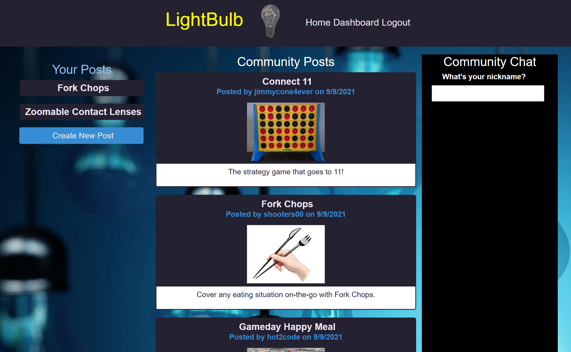 GitHub - JHU-Project2/Light-Bulb: LightBulb is a revolutionary 21st ...