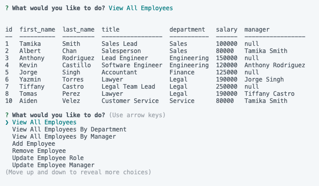 GitHub - KimMakeItHappen/employee-tracker · GitHub