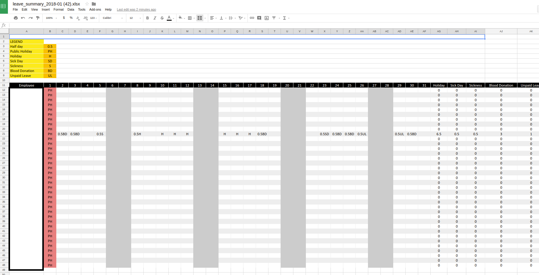 Allowance usage per month report. · Issue #198 · timeoff-management ...