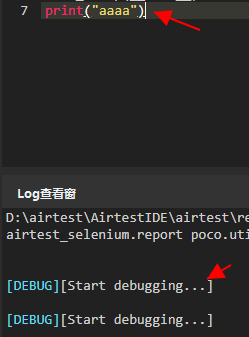 print的结果不能显示在log查看窗口 · Issue #919 · AirtestProject/AirtestIDE · GitHub