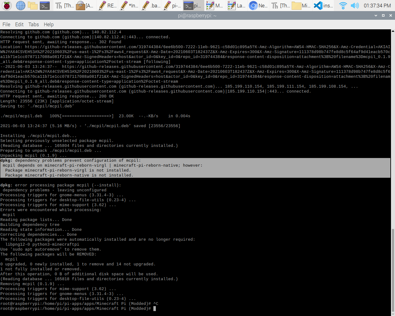 Minecraft Pi (Modded) Not Working · Issue #711 · Botspot/pi-apps · GitHub