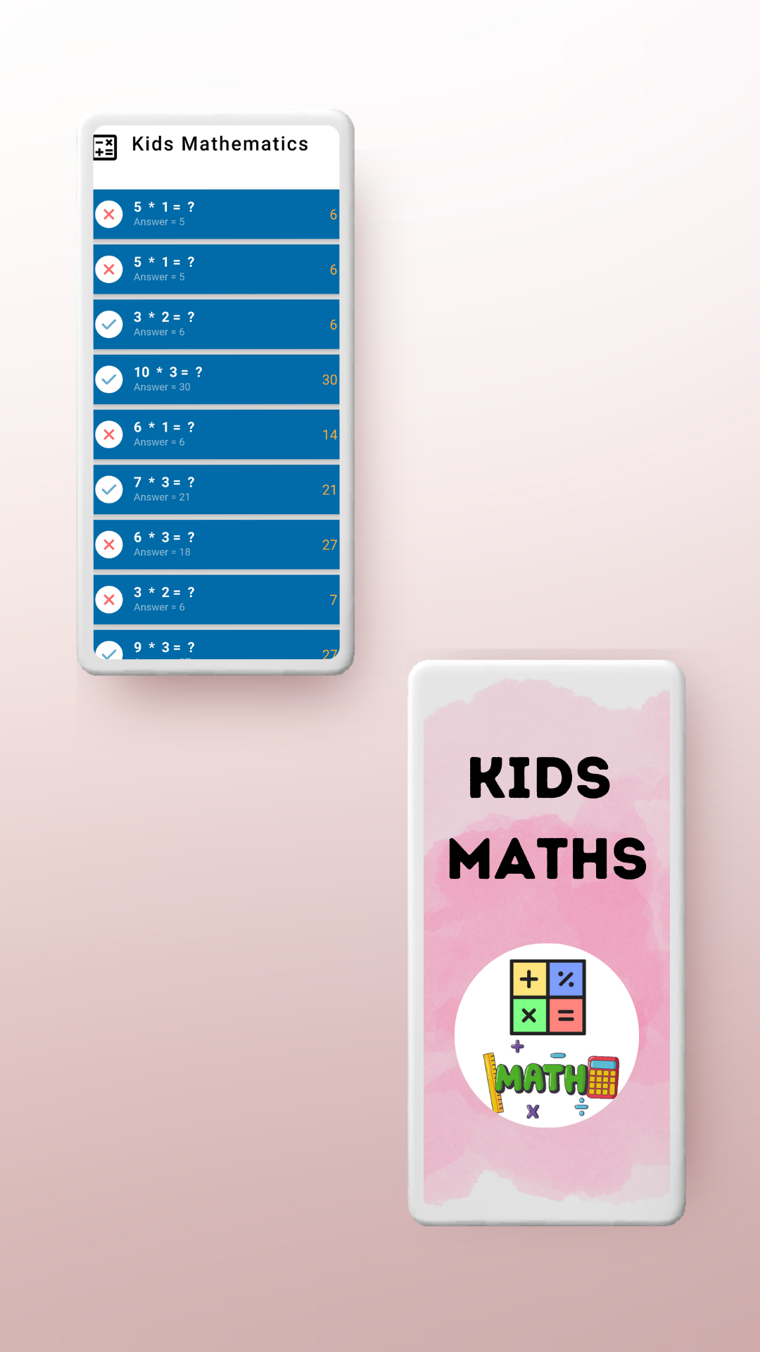 Kids Maths Quiz & Question builder App | Flutter & PDF Printing | Android & iOS